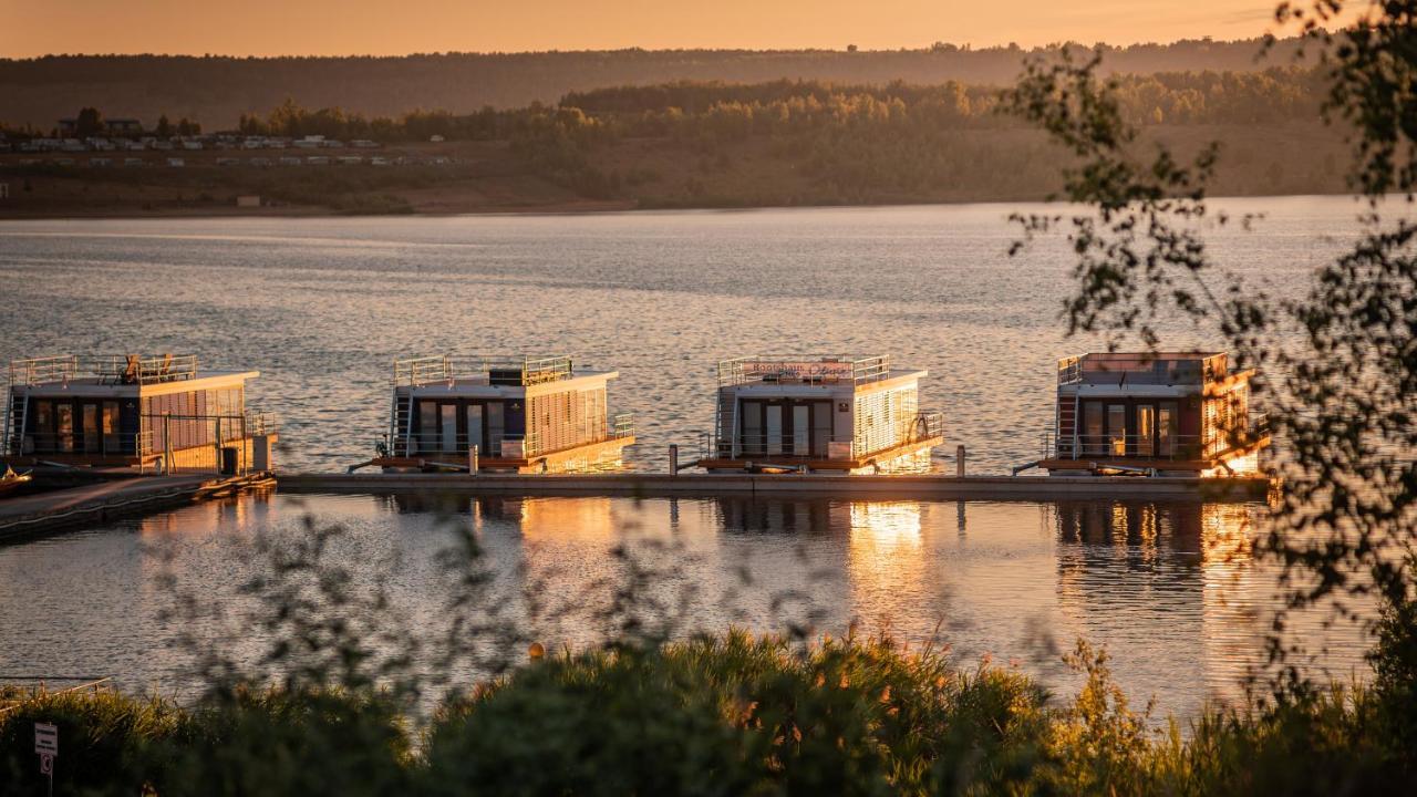 Hausboote und Ferienhäuser Marina Mücheln Mucheln Exterior foto